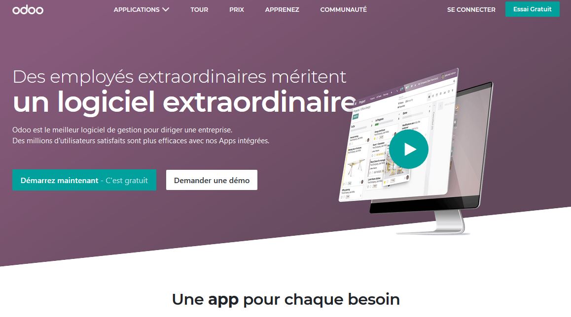 Odoo Erp en ligne